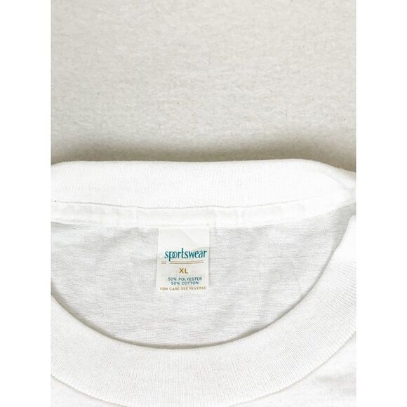 Vintage Saint Jude Bike-Athon T-Shirt XL White Bike Race Single Stitch - Picture 6 of 9